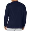 Columbia Mens Fork Stream™ Long Sleeve Shirt(Collegiate Navy/White Logo)