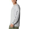 Columbia Mens Fork Stream™ Long Sleeve Shirt(Cool Grey/Louisiana)