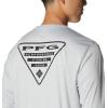 Columbia Mens Fork Stream™ Long Sleeve Shirt(Cool Grey/Louisiana)