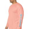 Columbia Mens Fork Stream™ Long Sleeve Shirt(Coral Reef)