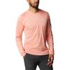Columbia Mens Fork Stream™ Long Sleeve Shirt(Coral Reef Heather)