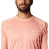 Columbia Mens Fork Stream™ Long Sleeve Shirt(Coral Reef Heather)