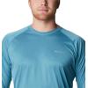 Columbia Mens Fork Stream™ Long Sleeve Shirt(Deep Marine Heather)