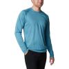 Columbia Mens Fork Stream™ Long Sleeve Shirt(Deep Marine Heather)