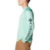 Columbia Mens Fork Stream™ Long Sleeve Shirt(Kelp/Spruce Logo)