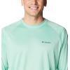 Columbia Mens Fork Stream™ Long Sleeve Shirt(Kelp/Spruce Logo)