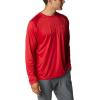 Columbia Mens Fork Stream™ Long Sleeve Shirt(Mountain Red)
