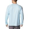 Columbia Mens Fork Stream™ Long Sleeve Shirt(Sky Blue Heather/White Logo)