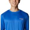 Columbia Mens Fork Stream™ Long Sleeve Shirt(Vivid Blue/Florida)
