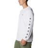 Columbia Mens Fork Stream™ Long Sleeve Shirt(White/Georgia)