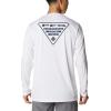 Columbia Mens Fork Stream™ Long Sleeve Shirt(White/North Carolina)