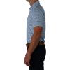 Columbia Men’s Golf Club Invite Polo Omni Wick Lightweight Short Sleeve Shirt(White Cap)