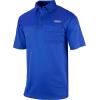 Columbia Men’s Golf Flycaster Pocket Polo Shirt Omni Wick Breathable Short Sleeve(Azul)