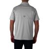 Columbia Men’s Golf Flycaster Pocket Polo Shirt Omni Wick Breathable Short Sleeve(Cool Grey)