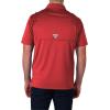 Columbia Men’s Golf Flycaster Pocket Polo Shirt Omni Wick Breathable Short Sleeve(Intense Red)
