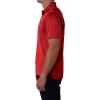 Columbia Men’s Golf Flycaster Pocket Polo Shirt Omni Wick Breathable Short Sleeve(Intense Red)