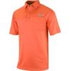 Columbia Men’s Golf Flycaster Pocket Polo Shirt Omni Wick Breathable Short Sleeve(Lychee)