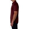 Columbia Men’s Golf Flycaster Pocket Polo Shirt Omni Wick Breathable Short Sleeve(Maroon)