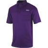 Columbia Men’s Golf Flycaster Pocket Polo Shirt Omni Wick Breathable Short Sleeve(Purple)