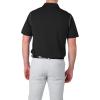 Columbia Men’s Golf Shotgun Polo Omni Wick Performance Breathable Short Sleeve(Black)