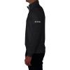Columbia Men’s Golf Wickhams Hills Quarter Zip OMNI WICK Pullover(Black)