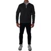 Columbia Men’s Golf Wickhams Hills Quarter Zip OMNI WICK Pullover(Black)