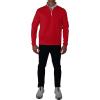 Columbia Men’s Golf Wickhams Hills Quarter Zip OMNI WICK Pullover(Intense Red)