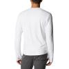 Columbia Men’s M Sun Deflector Summerdry Long Sleeve Shirt, White, Large