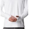 Columbia Men’s M Sun Deflector Summerdry Long Sleeve Shirt, White, Large