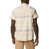 Columbia Mens Newton Ridge Plaid Short Sleeve(Light Raisin Striped Sunset)
