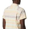 Columbia Mens Newton Ridge Plaid Short Sleeve(Light Raisin Striped Sunset)