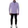 Columbia Men’s OMNI WICK Shotgun 1/4 Zip Pullover Breathable Long Sleeve(Frosted Purple)