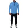 Columbia Men’s OMNI WICK Shotgun 1/4 Zip Pullover Breathable Long Sleeve(White Cap)