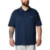 Columbia Mens Perfect Cast Polo Shirt(Collegiate Navy)