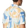 Columbia Mens Pine Canyon Short SleeveHiking Shirt(Chalk Floristic)