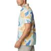 Columbia Mens Pine Canyon Short SleeveHiking Shirt(Chalk Floristic)