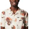 Columbia Mens Pine Canyon Short SleeveHiking Shirt(Chalk Staycation)