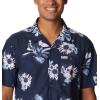 Columbia Mens Pine Canyon Short SleeveHiking Shirt(Collegiate Navy Staycation)