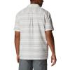 Columbia Mens Pine Canyon Short SleeveHiking Shirt(Columbia Grey Stripe)