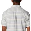 Columbia Mens Pine Canyon Short SleeveHiking Shirt(Columbia Grey Stripe)