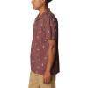 Columbia Mens Pine Canyon Short SleeveHiking Shirt(Light Raisin Baja Bonanza)