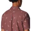 Columbia Mens Pine Canyon Short SleeveHiking Shirt(Light Raisin Baja Bonanza)