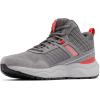 Columbia Mens Plateau Venture Mid(Titainium Grey Steel/Fiery Red)