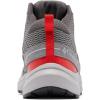 Columbia Mens Plateau Venture Mid(Titainium Grey Steel/Fiery Red)