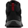 Columbia Men’s Redmond Iii Mid Waterproof Hiking Shoe(Black/Mountain Red)