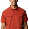 Columbia Mens Silver Ridge™ 2.0 Short Sleeve Shirt(Dark Sienna)