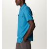 Columbia Mens Silver Ridge™ 2.0 Short Sleeve Shirt(Deep Marine)