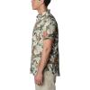 Columbia Mens Silver Ridge Utility Lite Novelty Short Sleeve(Ancient Fossil Floriculture)