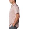 Columbia Mens Silver Ridge Utility Lite Novelty Short Sleeve(Auburn Chambray Stripe)