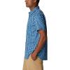 Columbia Mens Silver Ridge Utility Lite Novelty Short Sleeve(Collegiate Navy Pulaski Plaid)